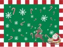Ver imagem 1 de Jogo Americano Descartável Bengala de Natal 6 Unidades