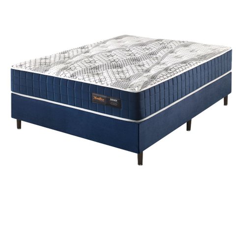 Cama Box Colchão Casal 138x188x67 com Molas Ensacadas Denver