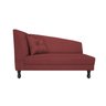 Recamier Divã Geovanna 1,40m Suede Bordo - AM Interiores AM Interioes - 1
