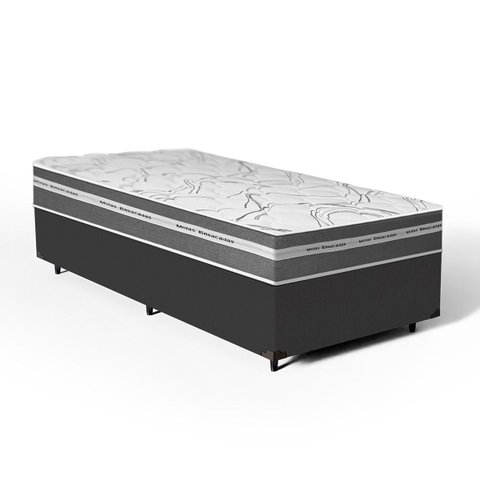 Cama Box com Colchão de Molas Ensacadas Luve Solteiro 88cm