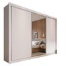 Guarda Roupa Cavich 3 Portas 100% Mdf Branco Acetinado - Móveis Europa - 2