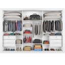 Ver imagem 3 de Guarda Roupa Cavich 3 Portas 100% Mdf Branco Acetinado - Móveis Europa