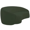 Ver imagem 4 de Sofá Amore 3 Lugares Fixo 200cm Verde Linho para Sala de Estar e TV Orgânico Luxo Mabe Magazine