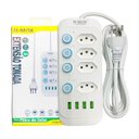 Ver imagem 2 de Extensão 4 Tomadas + 4 Usb B-max Filtro de Linha