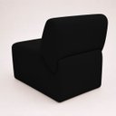 Ver imagem 3 de Poltrona Decorativa Zoe Orgânica para Sala Recepção Hall Moderna Minimalista Luxo Suede