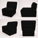 Ver imagem 6 de Poltrona Decorativa Zoe Orgânica para Sala Recepção Hall Moderna Minimalista Luxo Suede