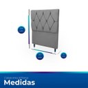 Ver imagem 6 de Cabeceira Estofada para Cama de Solteiro 90 Athena Suede