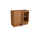 Ver imagem 3 de Balcão de Canto 1 Porta 98 Cm R627 Linha Ciela Kappesberg - Canela
