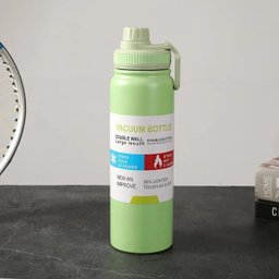 Garrafa Térmica Inox 800ml com Tampa:verde Claro - 2