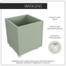 Baú Organizador de Brinquedos Mdf com Rodízios Plancasa Verde Jade - 5