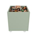 Ver imagem 3 de Baú Organizador de Brinquedos Mdf com Rodízios Plancasa Verde Jade