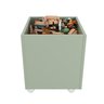 Baú Organizador de Brinquedos Mdf com Rodízios Plancasa Verde Jade - 3