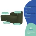 Ver imagem 3 de Kit Divã Recamier Orgânico França 160cm Lado Esquerdo e 2 Poltronas Amore Linho