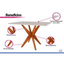 Ver imagem 4 de Mesa Jantar Donna 120 + 4 Cad Marquesa Mel Nesher