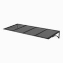 Ver imagem 1 de Toldo Fixo Policarbonato Alveolar Fume - 1,50m X 1,00m - Estrutura Preta