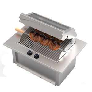 Che22 Assador Cooktop Eletrico de Embutir 70x48x30cm 220v