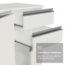 Ver mais imagens de Armário de Cozinha Completa 100% Mdf 310 Cm Branco Smart 02 Xa
