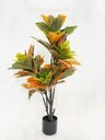 Ver imagem 2 de Planta Croton Árvore Artificial Decoração Sala com 1.20m