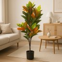 Ver imagem 1 de Planta Croton Árvore Artificial Decoração Sala com 1.20m