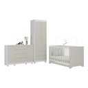 Ver imagem 2 de Quarto de Bebê Completo com Berço Americano 3 em 1 Allegra Multimóveis Mp4594 Branco/off White
