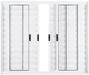 Ver imagem 1 de Janela de Aluminio Veneziana 6 Folhas sem Grade Linha Leve:1,00 X 1,20/branco