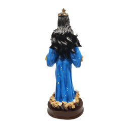 Iemanjá Católica Imagem Orixá Em Resina 15 Cm Axé Loja Mistica Iemanjá Católica 15 cm - 4