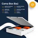 Ver imagem 6 de Cama Box Baú com Colchão Gazin de Espuma D28 Double Face Force Plus Casal 138cm