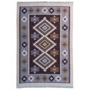 Ver imagem 2 de Tapete Sala Kilin Gashgai 200x300 Dupla Face Tribal 2 Bege