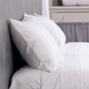 Ver imagem 2 de Jogo de Cama Algodão King 400 Fios Muguet Blanc Blue Gardenia