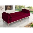 Ver imagem 3 de Sofá Cama Rivieira 2.30m - Vinho