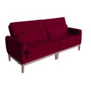 Ver imagem 4 de Sofá Cama Rivieira 2.30m - Vinho