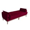 Ver imagem 1 de Sofá Cama Rivieira 2.30m - Vinho