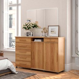 Cômoda Grande Organizadora 176cm Max New Lukaliam Freijo - 2