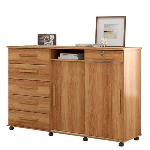 Cômoda Grande Organizadora 176cm Max New Lukaliam Freijo