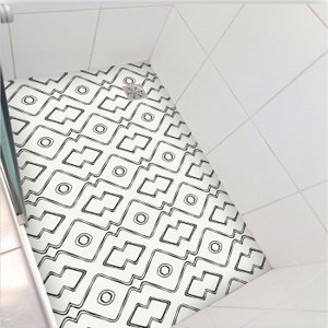 Piso vinil adesivo pra box antiderrapante indígena - 1,20 x 0,97 metros