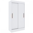 Ver imagem 2 de Guarda-Roupa Solteiro Lyon 2 Portas 2 Gavetas Branco - Doripel