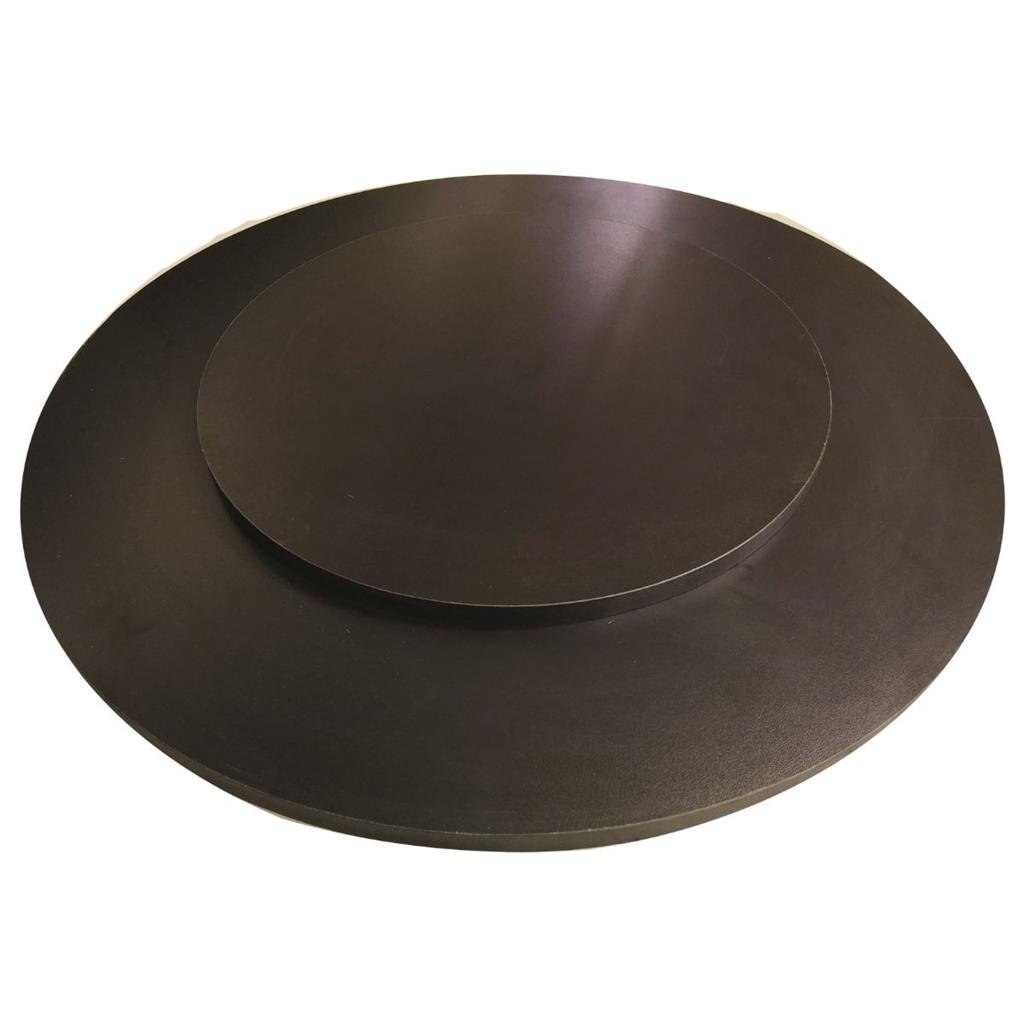 Prato Giratório para Servir na Mesa 60 Cm - Cor Preto