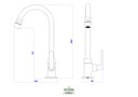 Ver imagem 2 de Torneira de Mesa para Cozinha 1167 Flex Plus Cromado - Deca