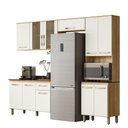 Ver imagem 1 de Armario de Cozinha com Balcão Fit com 11 Portas e 1 Gaveta Freijo-off White Freijo-off White
