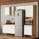 Ver imagem 2 de Armario de Cozinha com Balcão Fit com 11 Portas e 1 Gaveta Freijo-off White Freijo-off White