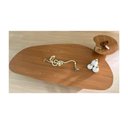 Ver imagem 3 de Kit Mesa de Centro Trendy Organica Duo 170x70cm Mais Lateral Organica 41cm em Freijo