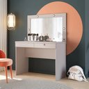 Ver imagem 2 de Penteadeira Camarim Capricho Jcm:off White