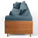 Ver imagem 5 de Sofá Fixo Heitor 4 Lugares Luxo Pé de Madeira 2,40m Castellar Móbile