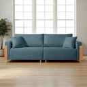 Ver imagem 6 de Sofá Fixo Heitor 4 Lugares Luxo Pé de Madeira 2,40m Castellar Móbile