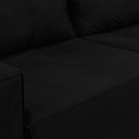 Ver imagem 6 de Sofá 2 Lugares Onix 1,80m para Sala Confortavel Sued Herrero Cor:preto