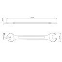 Ver imagem 2 de Chave Fixa 15/16x1 Tramontina com Corpo em Aço Especial Cromado Tramontina