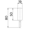 Cabide Docol Idea Chrome - 4
