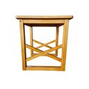 Ver imagem 4 de Mesa Central Lateral Quadrada Mesinha Madeira - Mel