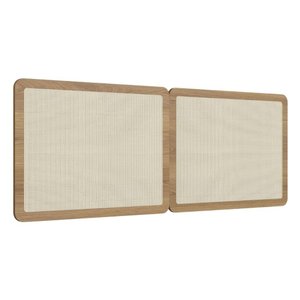 Cabeceira Casal 160cm Palhinha Oslo Artesano | Nero - Hanover