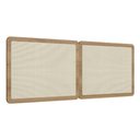 Ver imagem 1 de Cabeceira Casal 160cm Palhinha Oslo Artesano | Nero - Hanover